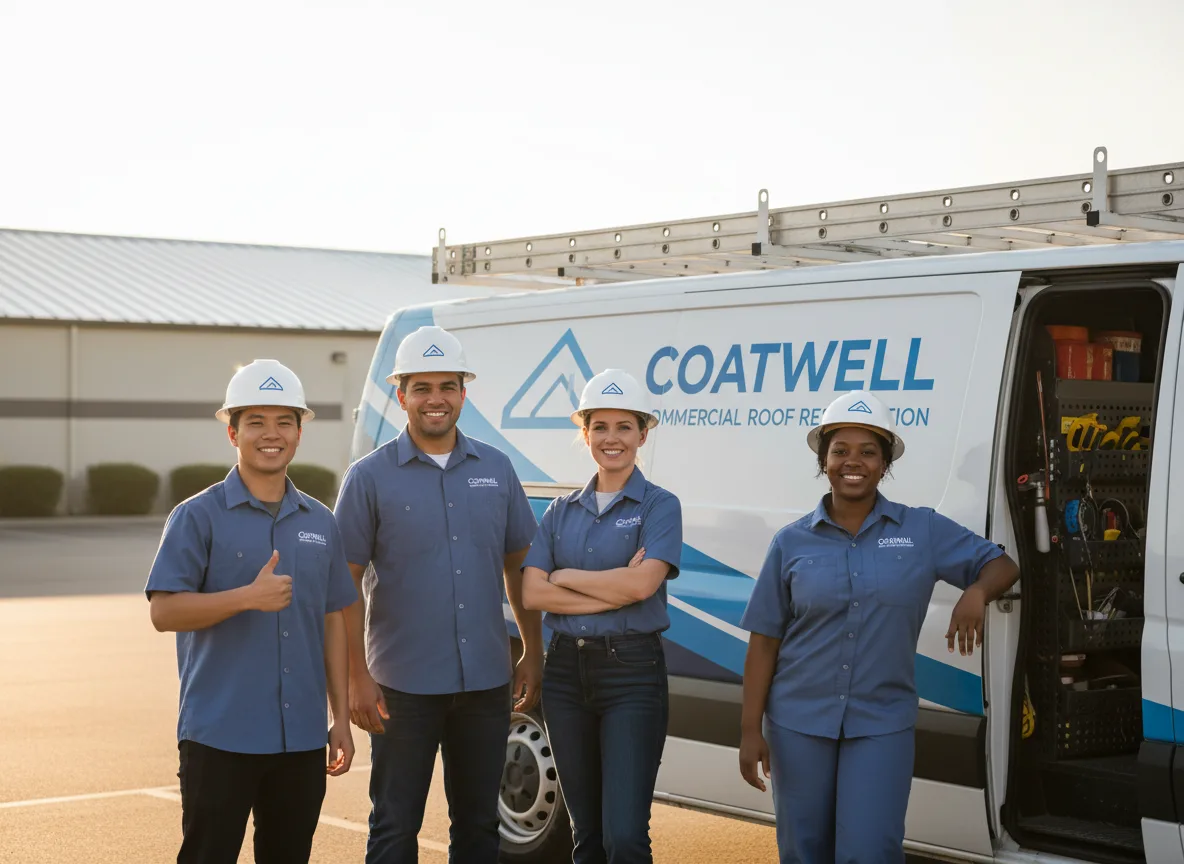Commercial roof coating company in Potter, WI